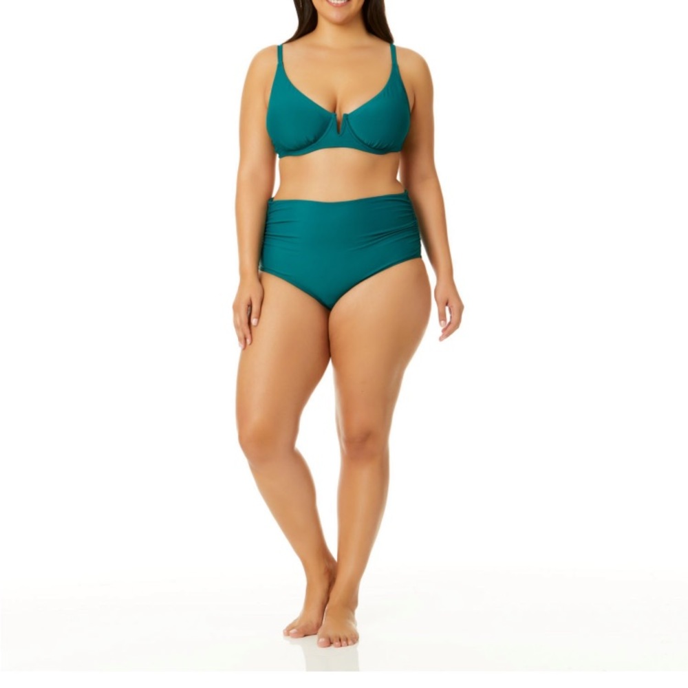 Anne Cole bikini set top and bottom XXL NWT